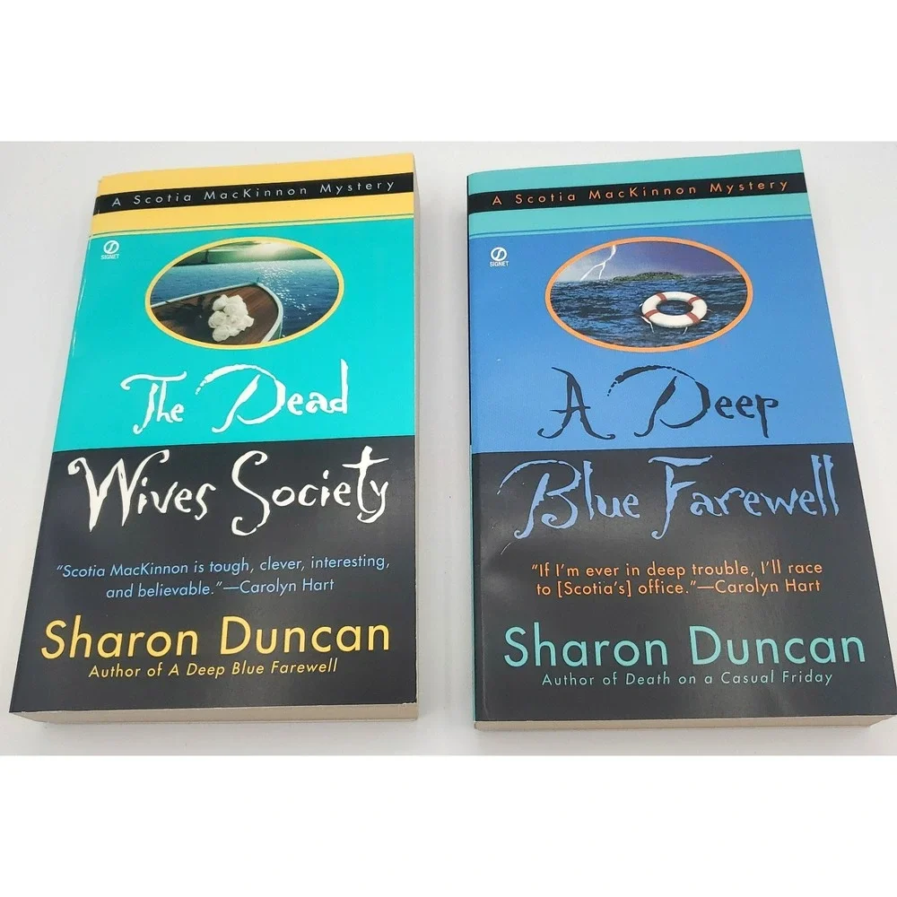 A DEEP BLUE FAREWELL SCOTIA MACKINNON MYSTERIES Lot 2 Sharon Duncan NOS Unread